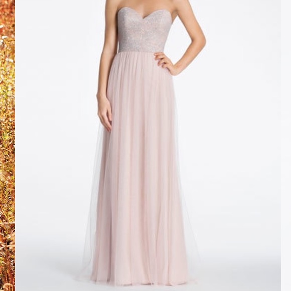 Hayley Paige Strapless pageant formal dress - Picture 1 of 8